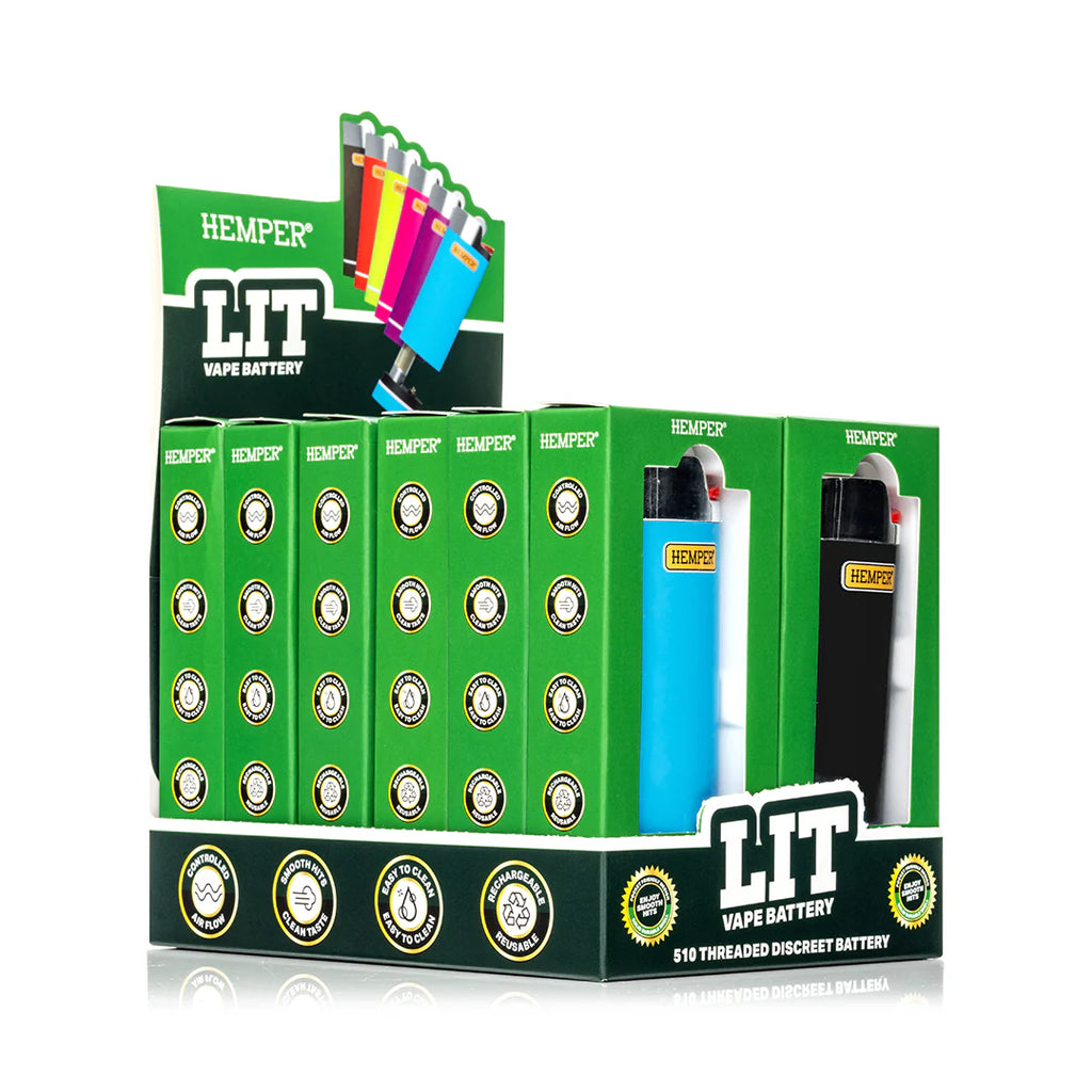 - Lit Battery 12Ct Display - ASSORTED