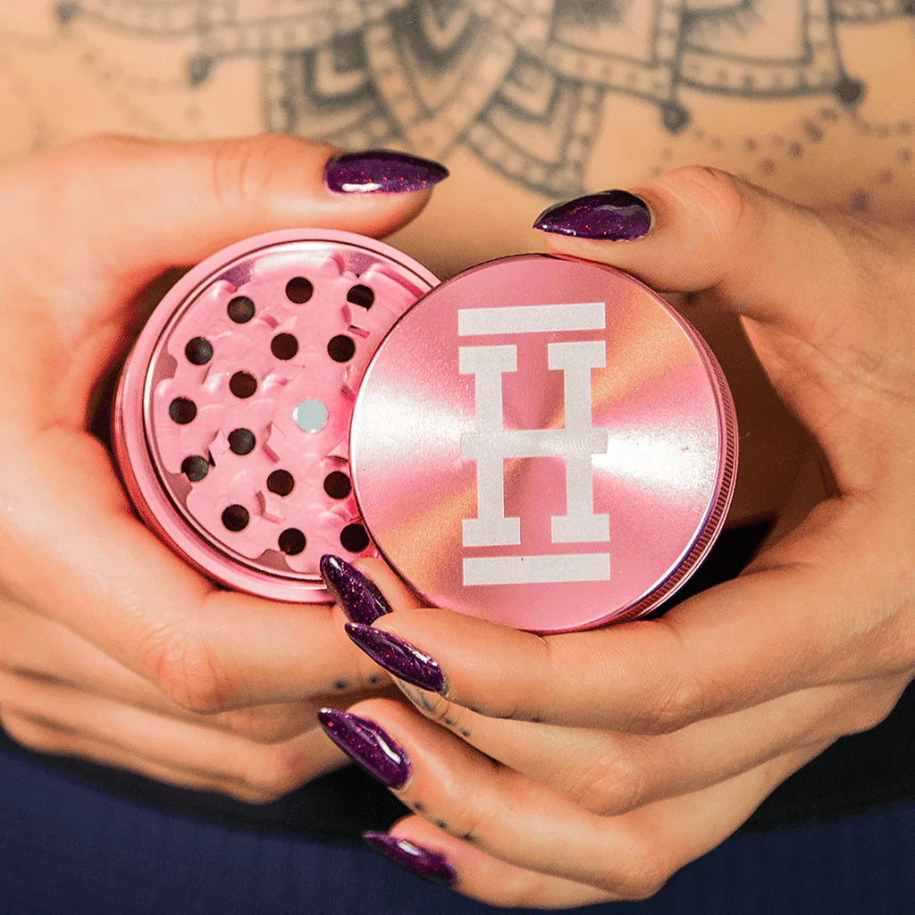 - Anodized Aluminum Herb Grinder | 4 Piece 2.2" Large Size