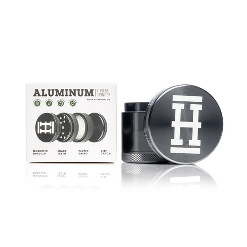 - Anodized Aluminum Herb Grinder | 4 Piece 2.2" Large Size