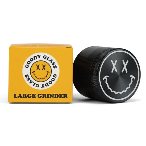 - Big Face Anodized Aluminum Herb Grinder | 4 Piece 2.2" Large Size