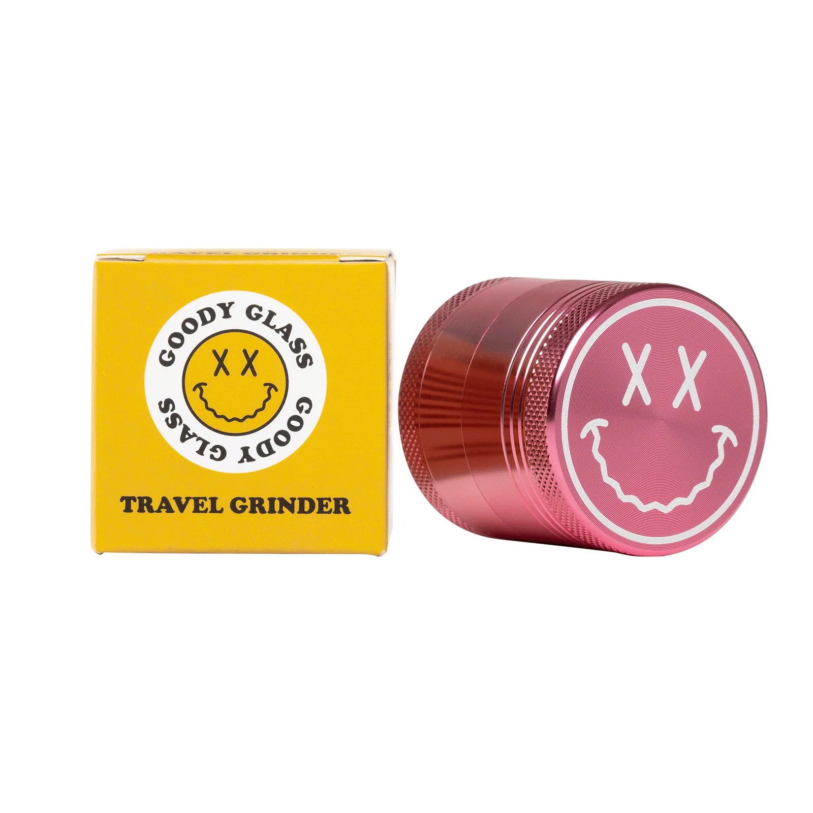 - Big Face Anodized Aluminum Herb Grinder | 4 Piece 1.5" Travel Size